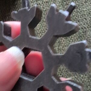 NIB 18-in-1 Snowflake Multitool - Stainless Steel by Crystal Jewelry